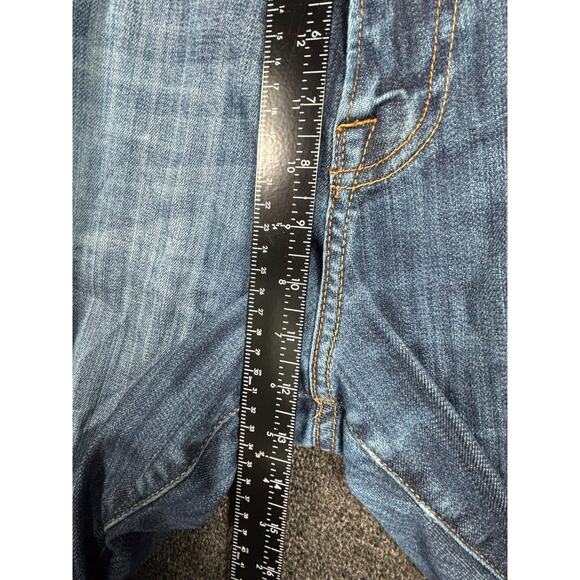 Lucky Brand 221 Straight Jeans Mens Size 40x32 Blue Denim Stretch Mid Rise - Picture 8 of 9